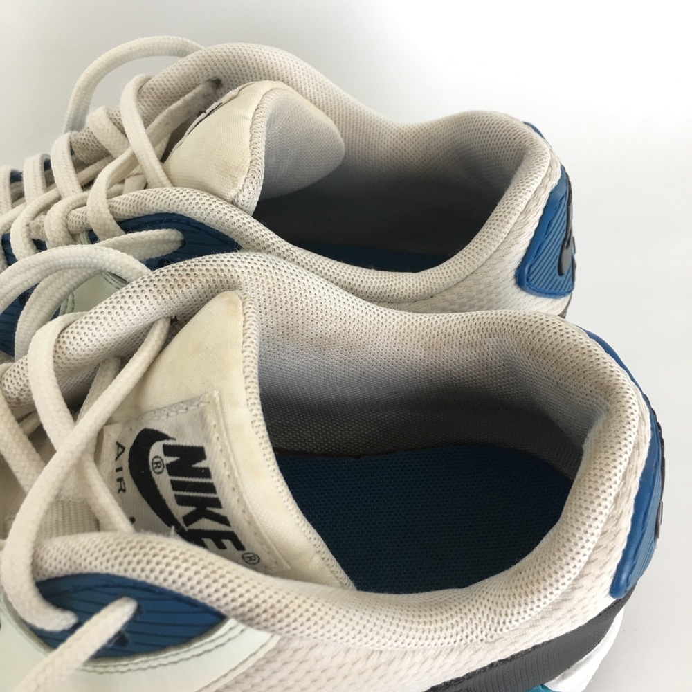 Nike Air Max 90s OG Women’s Shoes Blue White Sneakers Women’s Size 9 - Picture 13 of 15